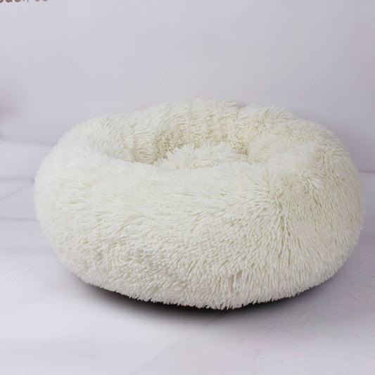 Small Dogs Round Plush Cat Mat Puppy Beds