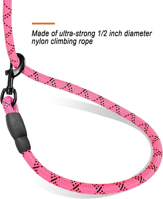 Dog Leashes 5 FT With Comfortable Padded Handle